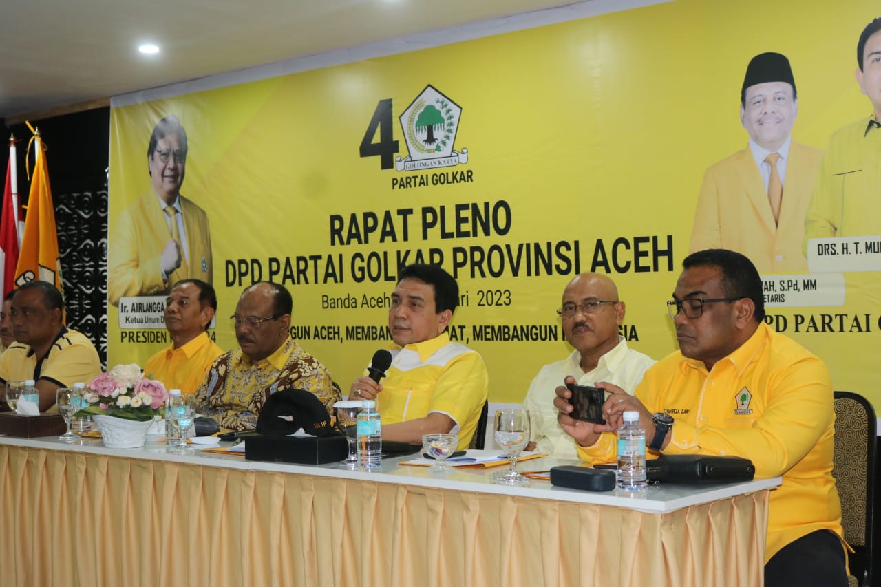 Agar Lebih Progresif, TM Nurlif Revitalisasi Kepengurusan Partai Golkar Aceh