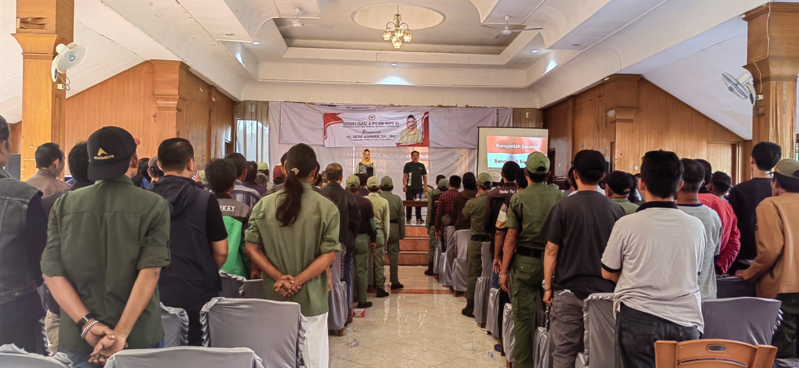 Sosialisasi 4 Pilar Kebangsaan di Sukabumi, Dewi Asmara Tekankan Peran Penting Linmas Dalam Masyarakat