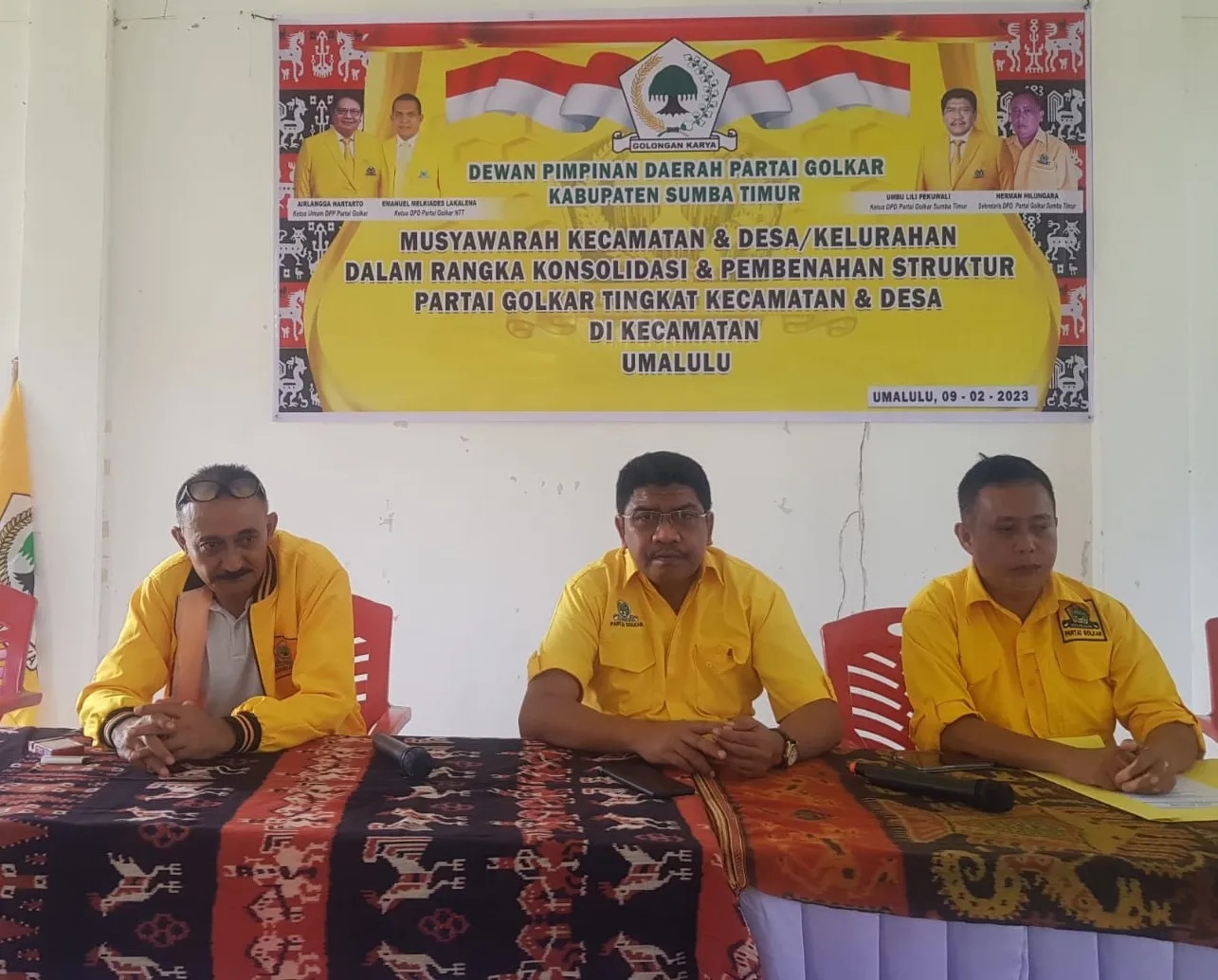 Jelang Pemilu 2024, Umbu Lili Pekuwali Benahi Struktur Golkar Sumba Timur  di Umalulu