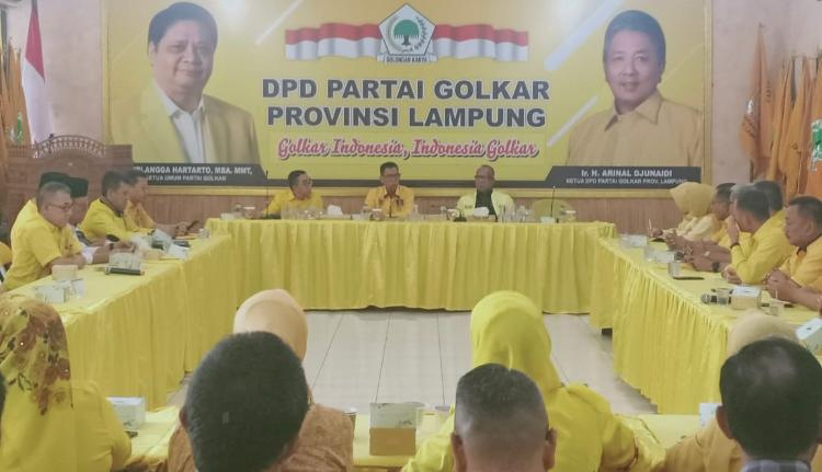 Ismet Roni Pastikan Partai Golkar Lampung Utamakan Kader Untuk Maju Pilkada