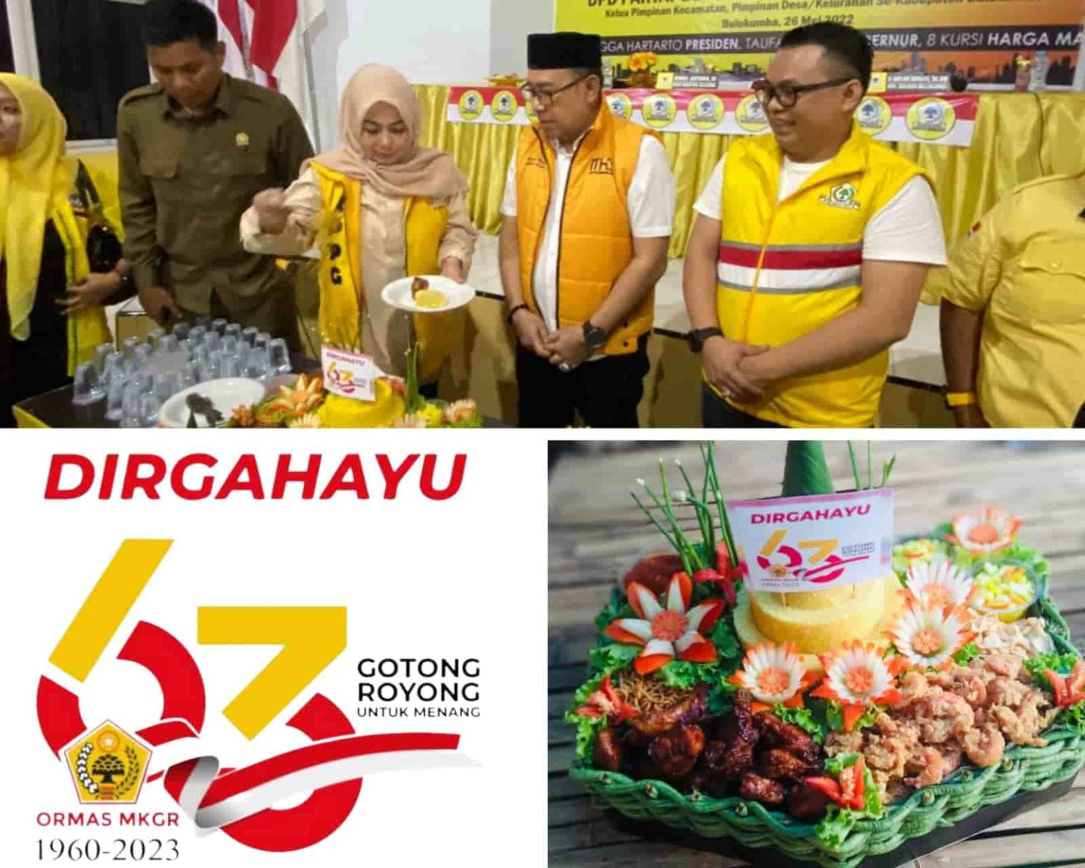 HUT Ke-63, Ormas MKGR Dapat Kado Istimewa Dengan Bergabungnya Sejumlah Tokoh Daerah dan Pemuda