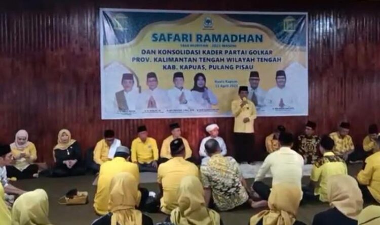 Abdul Razak Gelar Buka Puasa Bersama dan Konsolidasi Partai Golkar di Kabupaten Kapuas