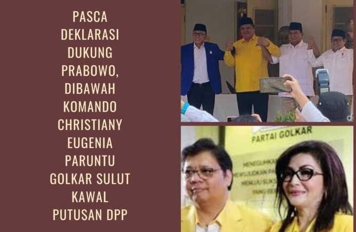 Tetty Paruntu Pastikan Partai Golkar Sulut Solid Dukung Putusan Usung Prabowo Subianto di Pilpres 2024