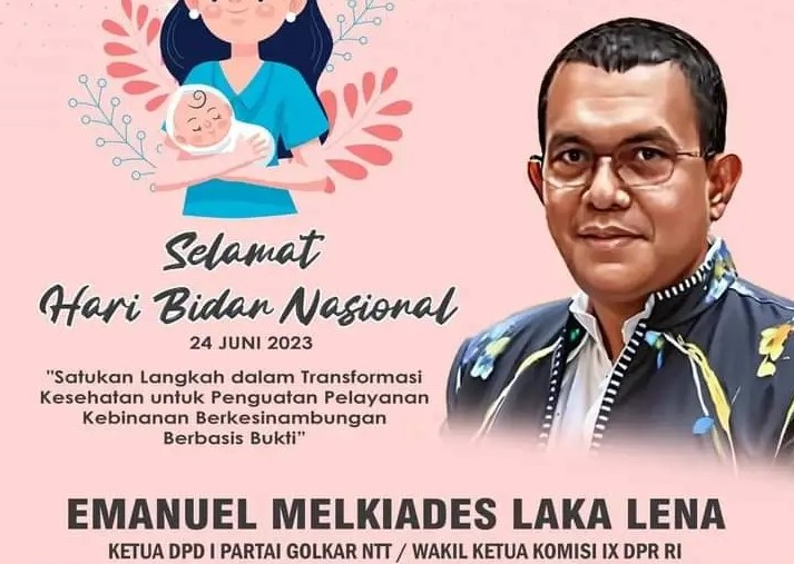 Sambut Hari Bidan Nasional, Melki Laka Lena Harap Peran Bidan Percepat Penurunan Stunting