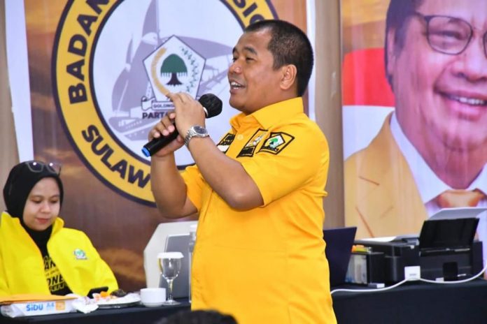 Rahman Pina Tegaskan AMPG Sulsel Siap Tempur Menangkan Partai Golkar di Pemilu 2024