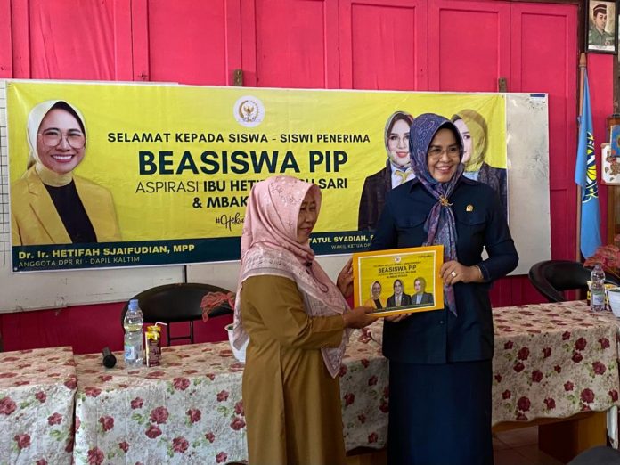 25 Ribu Pelajar di Berau Terima Beasiswa PIP Dari Hetifah