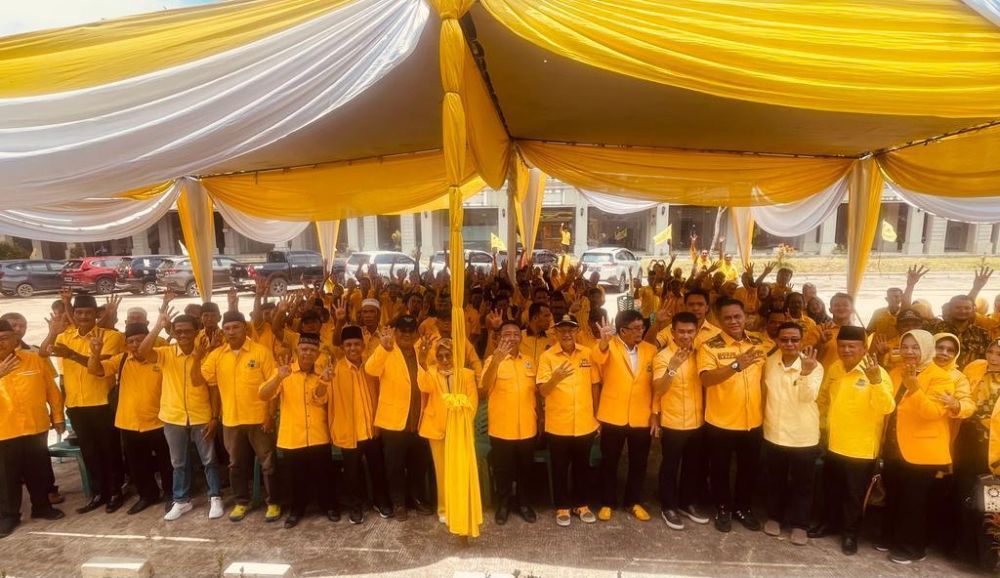 Cek Endra Beri Semangat Kader di Rakerda Partai Golkar Muaro Jambi