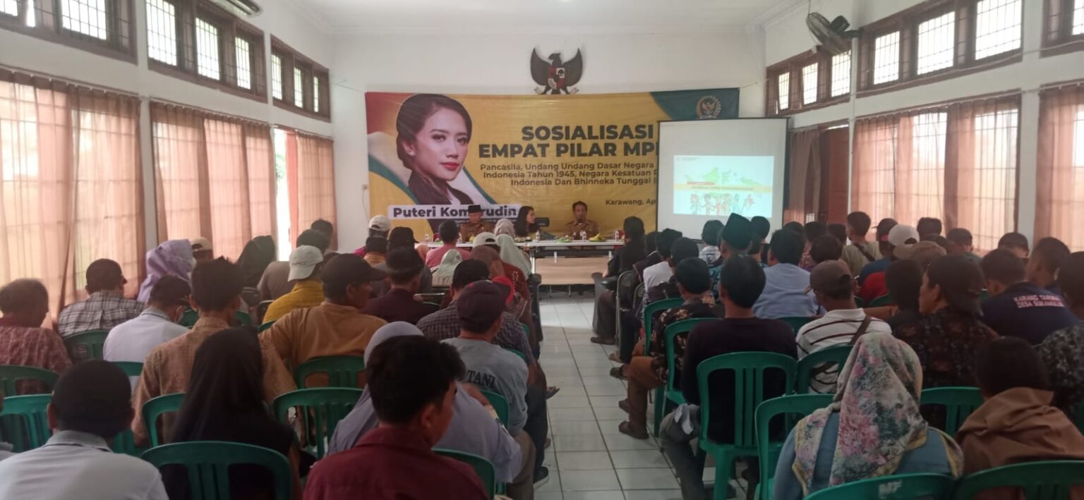 Puteri Komarudin Gelar Sosialisasi 4 Pilar Kebangsaan di Cilamaya Kulon, Karawang