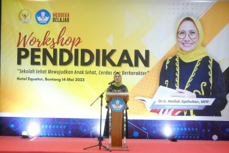 Gelar Workshop Pendidikan di Bontang, Hetifah Ingin Wujudkan Siswa Yang Cerdas dan Berkarakter