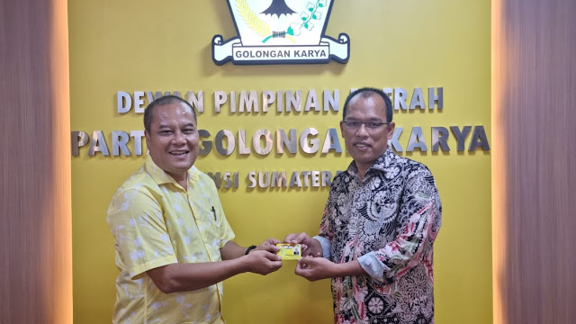 Bupati Humbahas Dosmar Banjarnahor Resmi Gabung Partai Golkar