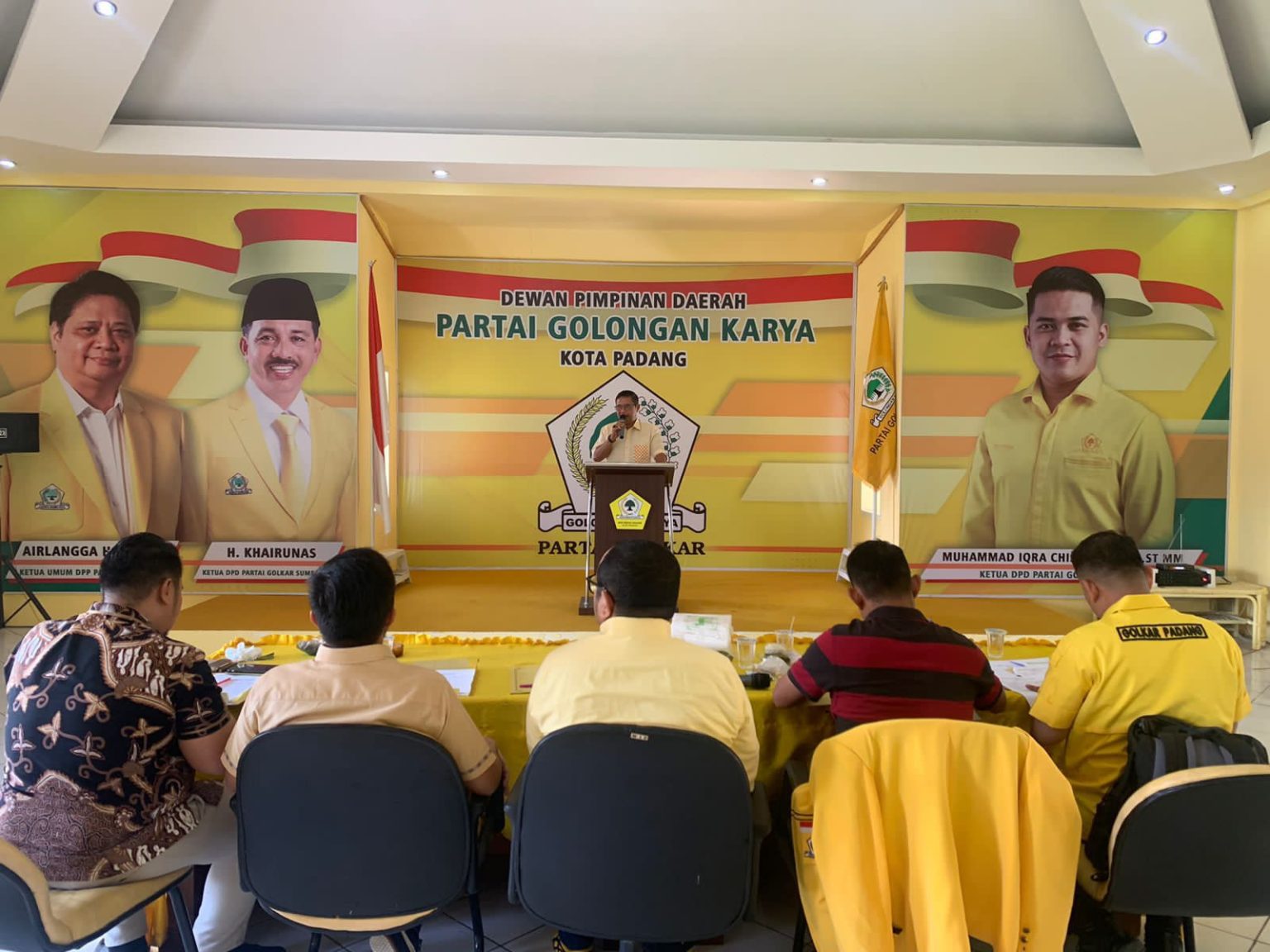 Demi Bacaleg Partai Golkar Kota Padang Berkualitas, Iqra Chissa Gelar Fit And Proper Test