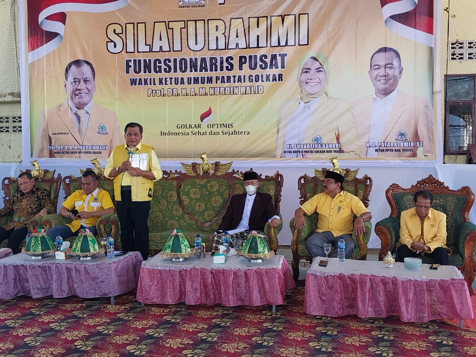 Konsolidasi di Maros, Nurdin Halid Minta Caleg Partai Golkar Tak Tebar Janji Palsu