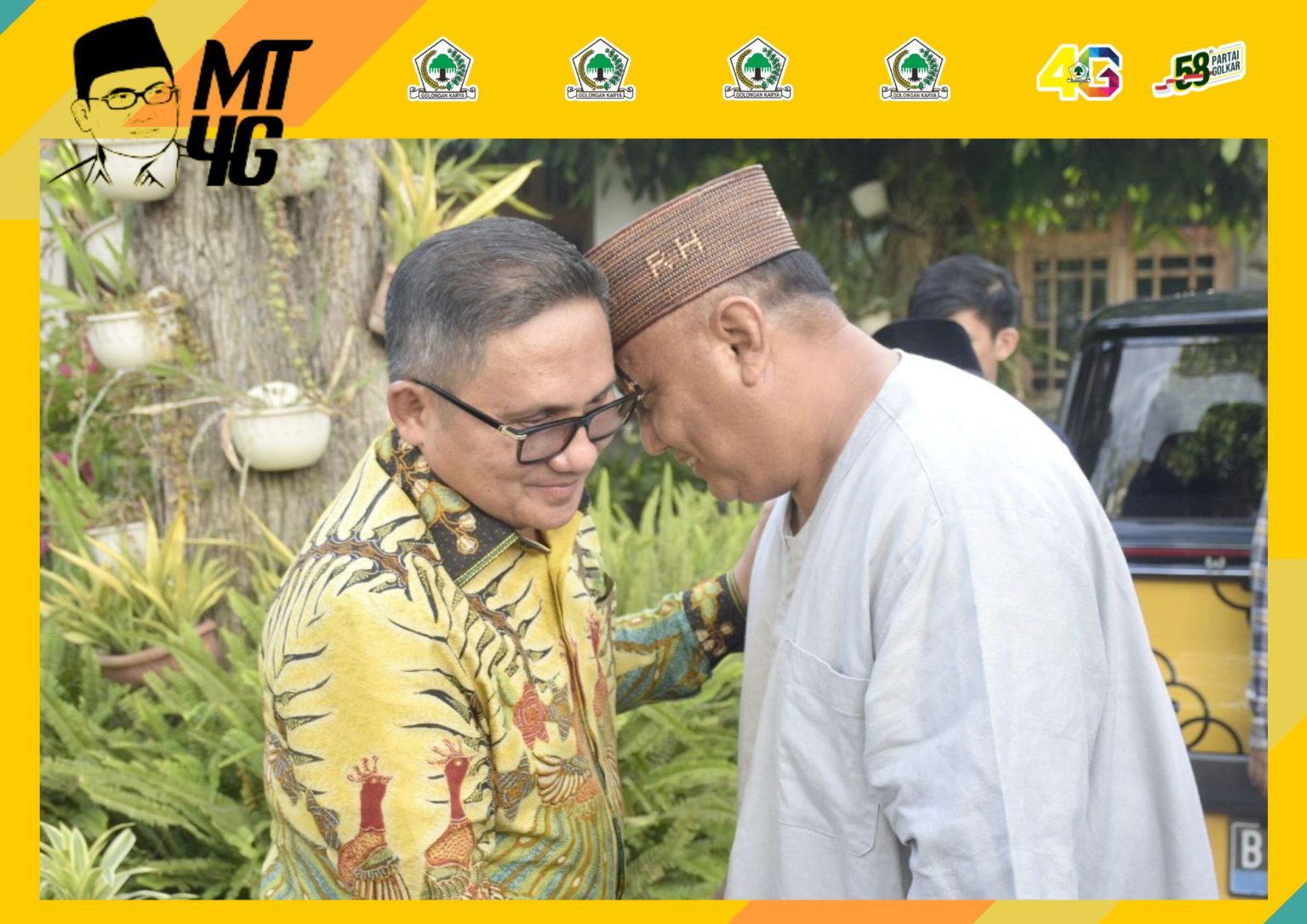 Dua Tokoh Golkar Gorontalo, Marten Taha dan Rusli Habibie Bertemu, Bicarakan Apa?