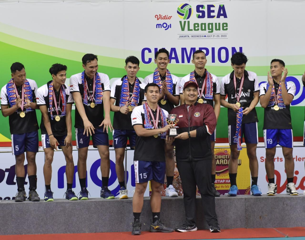 Menpora Dito Ariotedjo Bangga Indonesia Jadi Juara Sea VLeague 2023