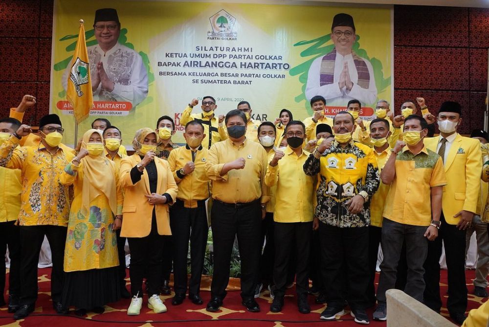 Airlangga Hartarto Instruksikan Kader Golkar Sumbar Kerja Keras Kembalikan Kejayaan Partai