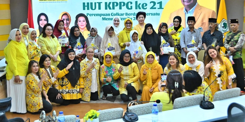 Tasyakuran HUT ke-21 KPPG, Perempuan Golkar Berdaya Bersatu Menuju Pemilu 2024