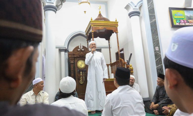 Subuh Berjamaah di Masjid Al-Ridha, Wagubsu Musa Rajekshah Minta Anak Muda Ramaikan Masjid