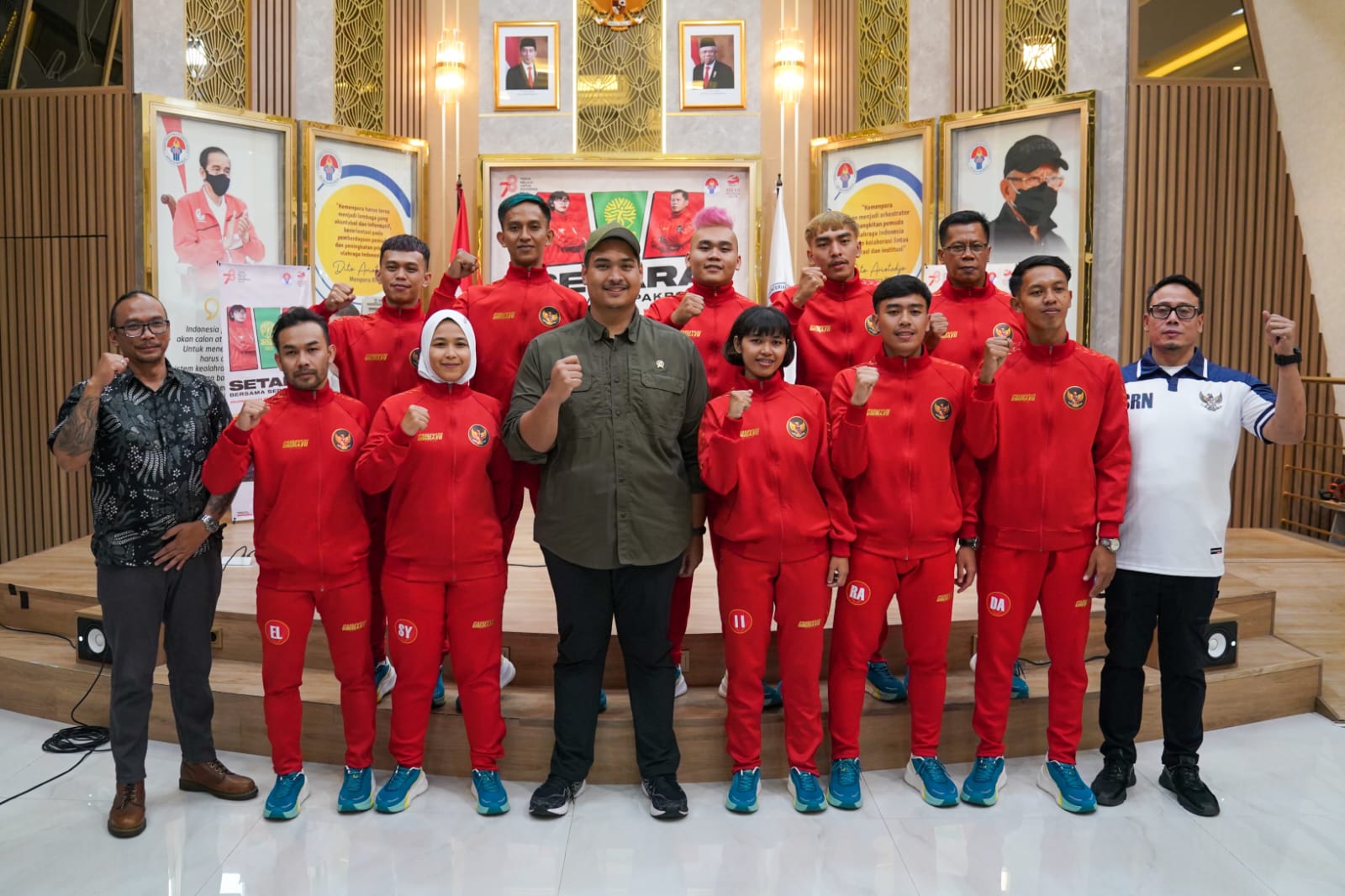 Menpora Dito Ariotedjo Lepas Timnas Indonesia Berlaga di Homeless World Cup 2023 AS