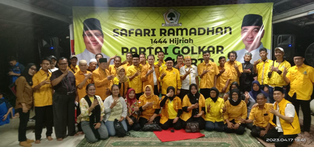 Ahmed Zaki Iskandar Gelar Safari Ramadhan Partai Golkar DKI Jakarta Terakhir di Rawa Bunga