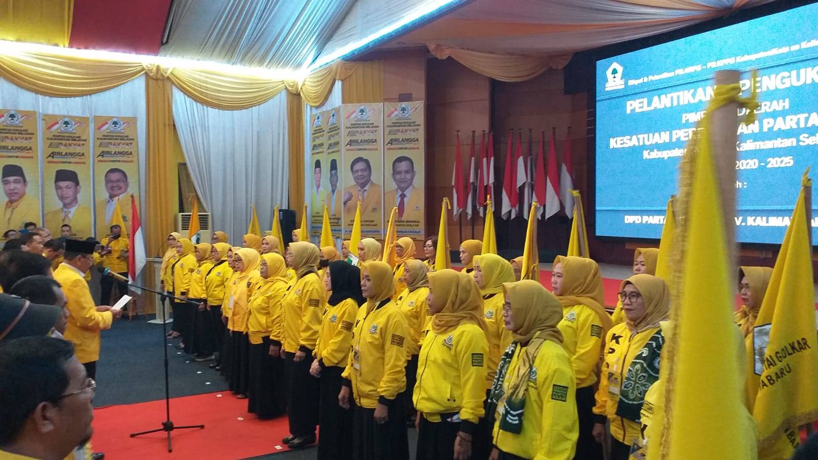 Dilantik Sahbirin Noor, Pengurus AMPG dan KPPG Kalsel Nyatakan Kesiapan Menangkan Golkar di Pemilu 2024