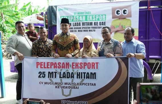 Dico Ganinduto Apresiasi Ekspor Perdana Lada Hitam Kendal Ke Dubai