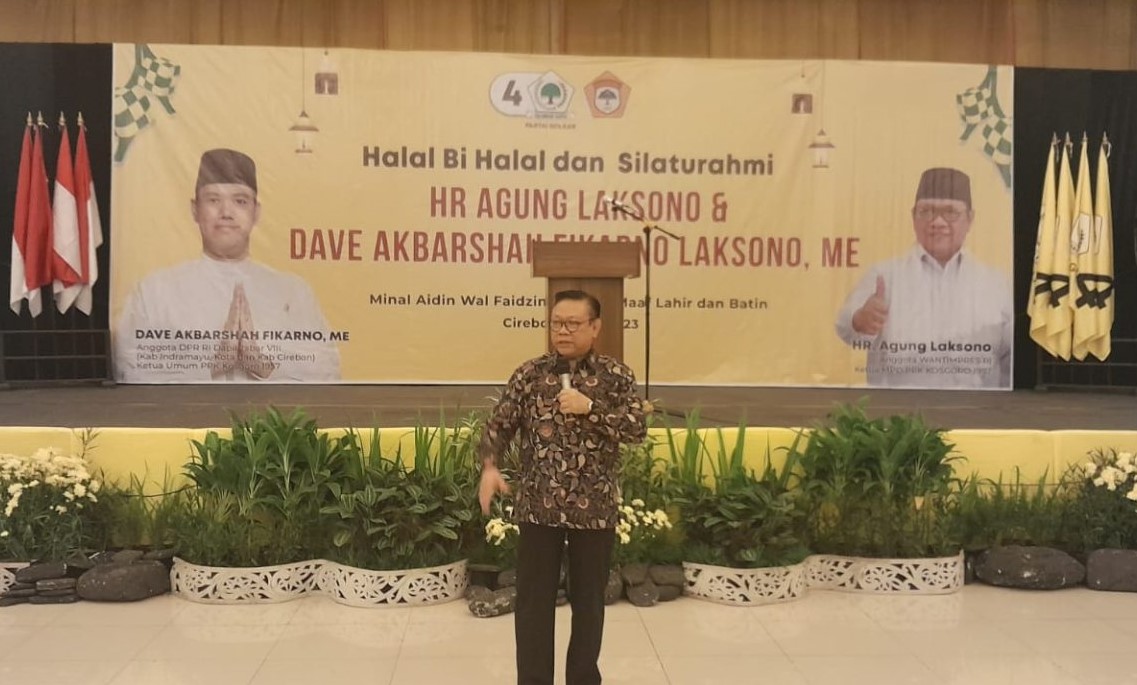 Matangkan Persiapan Pemilu, Dave Laksono Gelar Halal Bihalal Kader dan Fungsionaris Partai Golkar di Ciayumajakuning Matangkan Persiapan Pemilu, Dave Laksono Gelar Halal Bihalal Kader dan Fungsionaris Partai Golkar di Ciayumajakuning