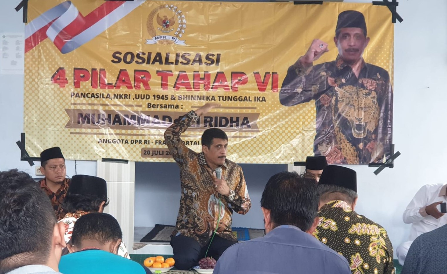 Sosialisasi 4 Pilar Kebangsaan Muhammad Ali Ridha Sasar Generasi Milenial dan Gen Z