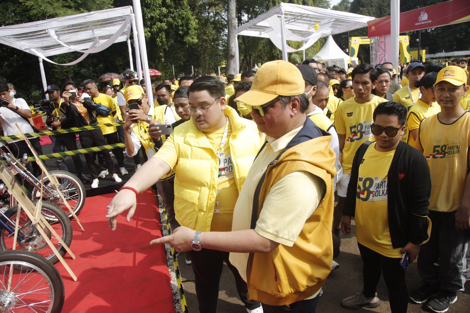 Meriahkan Jalan Sehat HUT Ke-58 Partai Golkar, Bakornas Fokusmaker Gelar Fokus Moto Fest