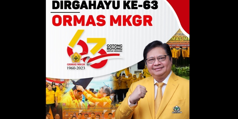 HUT ke-63, Airlangga Hartarto Minta Ormas MKGR Terus Berjuang Bersama Rakyat