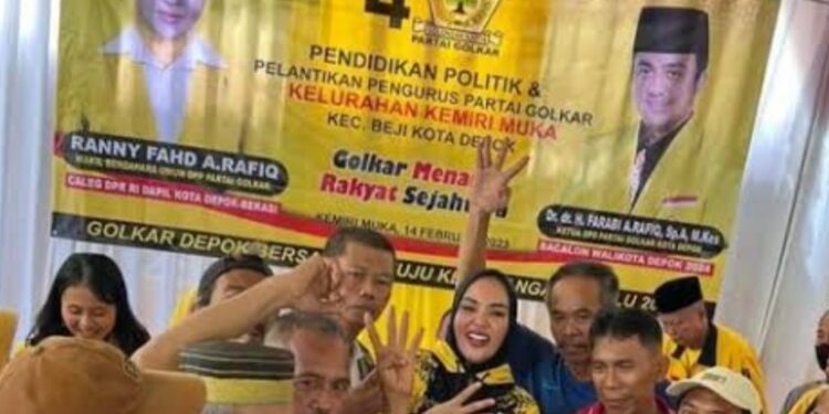 Masif Sosialisasi, Ranny Arafiq Berpeluang Tambah Kursi DPR Partai Golkar di Dapil Jabar VI