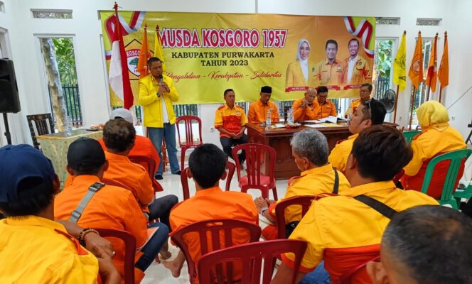 Yogie Mochamad Didaulat Pimpin DPK Kosgoro 1957 Purwakarta