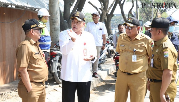 Ahmed Zaki Iskandar Tinjau Langsung Pembangunan Jalan Raya Dadap di Kosambi, Tangerang