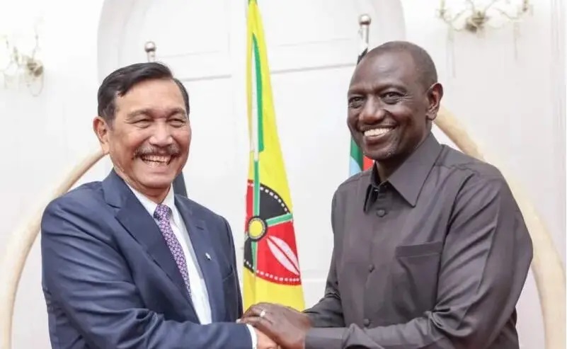 Menko Luhut Bahas Investasi Sektor Peternakan Bersama Presiden Kenya