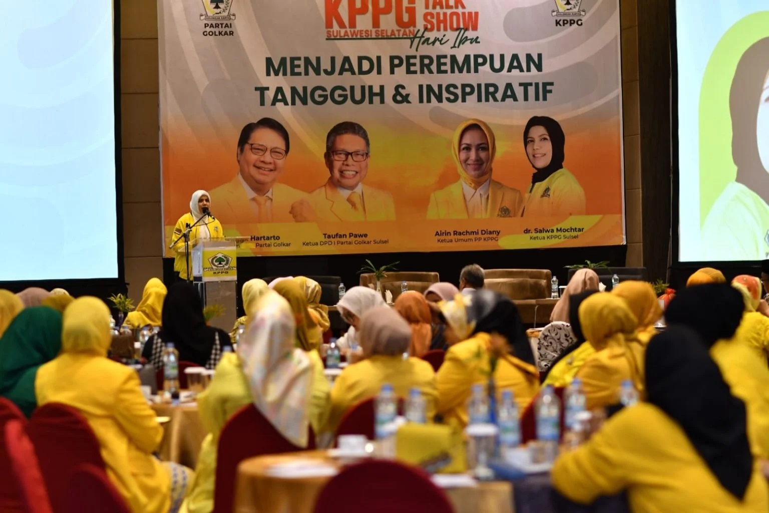 Gelar Talkshow 'Jadi Perempuan Tangguh', KPPG Sulsel Hadirkan 3 Srikandi Inspiratif Partai Golkar