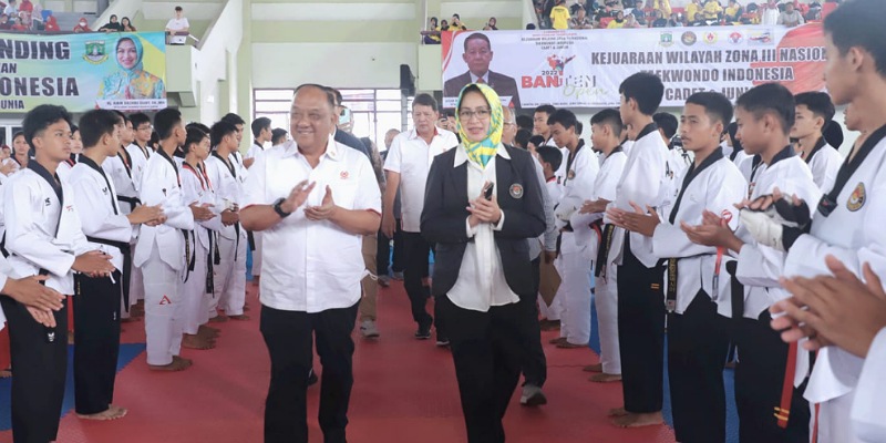 Jadi Tuan Rumah Kejuaraan Taekwondo, Airin Rachmi Diany Dukung Kemajuan Olahraga di Banten