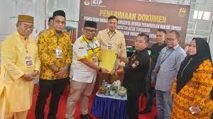 Optimis Menang, Salim Fakhry Serahkan Daftar Bacaleg Partai Golkar Aceh Tenggara Ke KIP