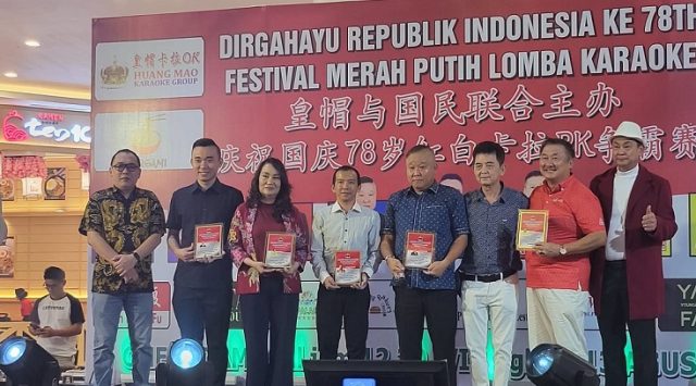 Cen Sui Lan Hadiri Lomba Karaoke Lagu Mandarin Bertema Cinta Tanah Air di Batam