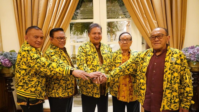 Didukung 3 Senior Partai Golkar, Airlangga Hartarto Optimis Menangkan Pemilu 2024