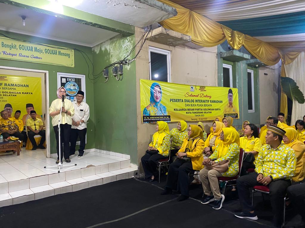 Pasang Target Tinggi, Airin Rachmi Diany Yakin Golkar Tangsel Raih 15 Kursi DPRD di Pemilu 2024