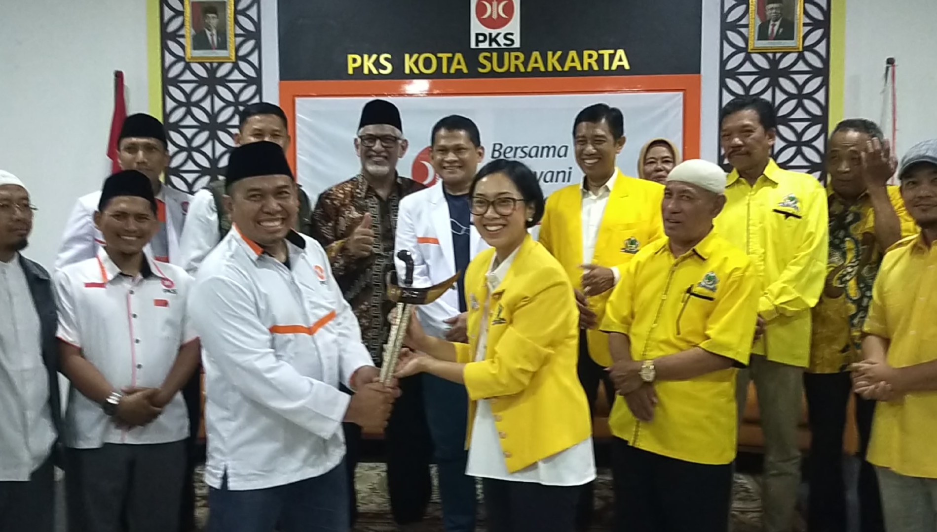 Sekar Tanjung dan Pengurus Partai Golkar Kota Solo Sambangi PKS, Koalisi Untuk Pilkada 2024?