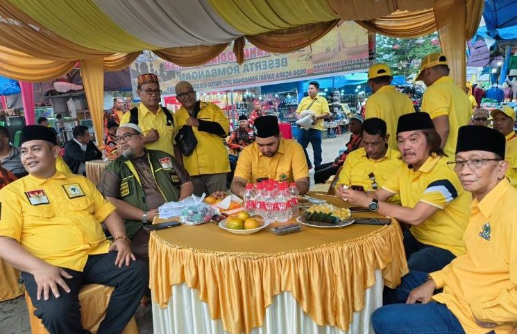 Safari Ramadhan Golkar Kota Medan, Rahmaddian Shah Gelar Bazar UMKM di Medan Marelan