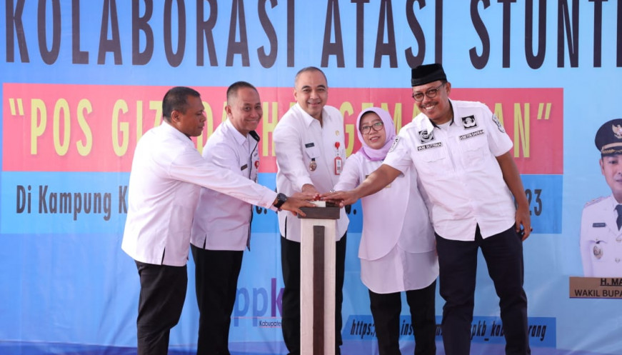 Atasi Stunting di Tangerang, Bupati Ahmed Zaki Iskandar Luncurkan Pos Gizi, DASHAT dan Program Gemar Makan Ikan