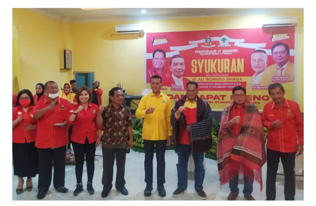 SOKSI Sumut Gelar Rapat Pleno Dan Syukuran Ketua Umum Terpilih