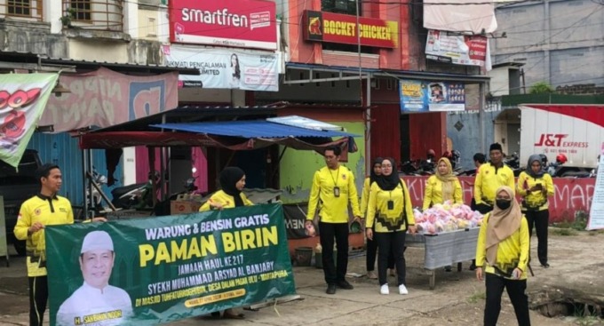 Berkat Sahbirin Noor, 40 Warung Gratis Tersebar di Haul Datu Kalampayan