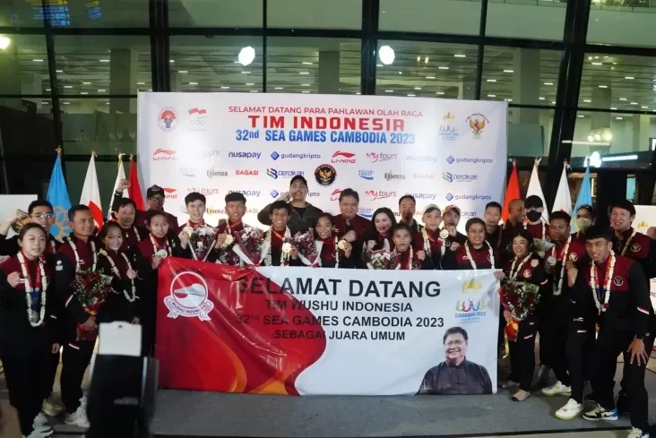 Airlangga Hartarto Bangga Indonesia Juara Umum Wushu di SEA Games 2023