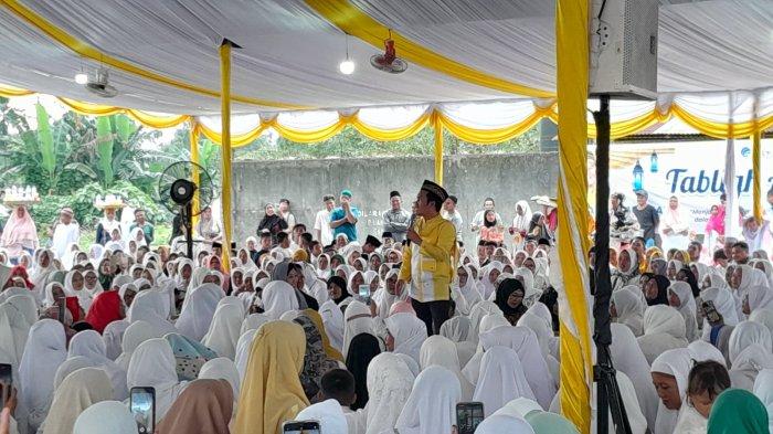 Tahun Baru Islam, Meutya Hafid Gelar Tabligh Akbar Dihadiri Ribuan Emak-Emak Kota Medan