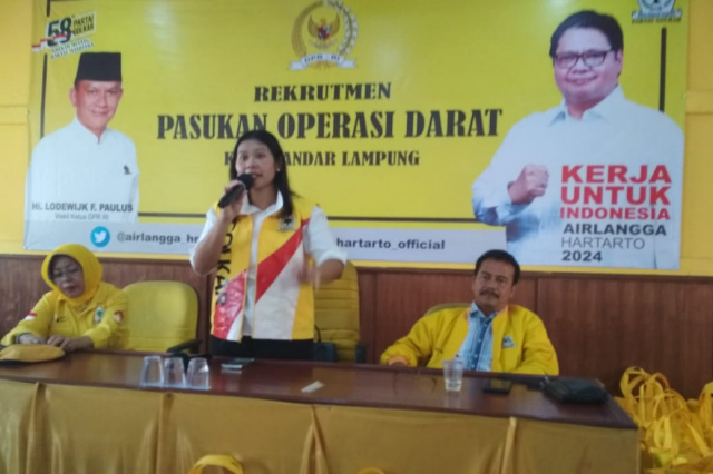 Lodewijk Paulus Rekrut Ratusan Relawan Lakukan Operasi Darat di Bandar Lampung