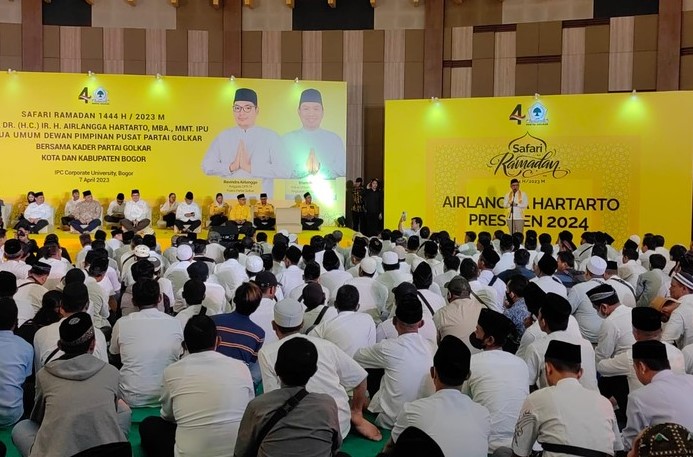 Ingin Menang di Jawa Barat, Airlangga Hartarto Minta Kader Golkar Rajin Safari Ramadhan