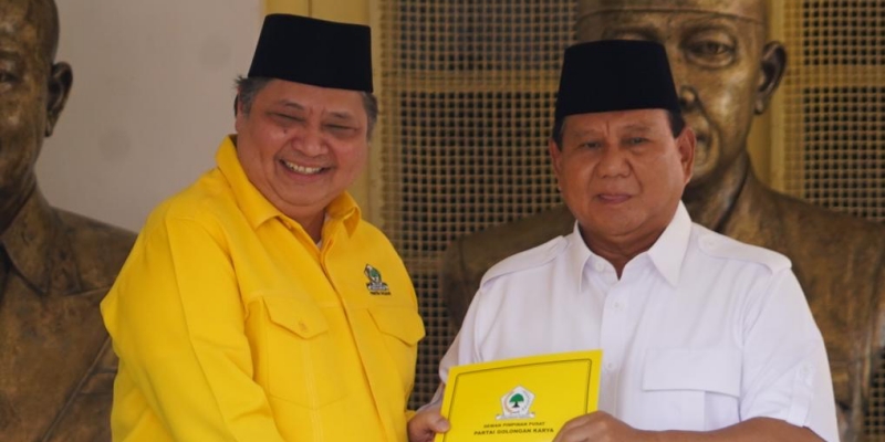 Prabowo-Airlangga Hartarto, Kombinasi 2 Ketua Umum Parpol Dengan Mesin Politik Besar