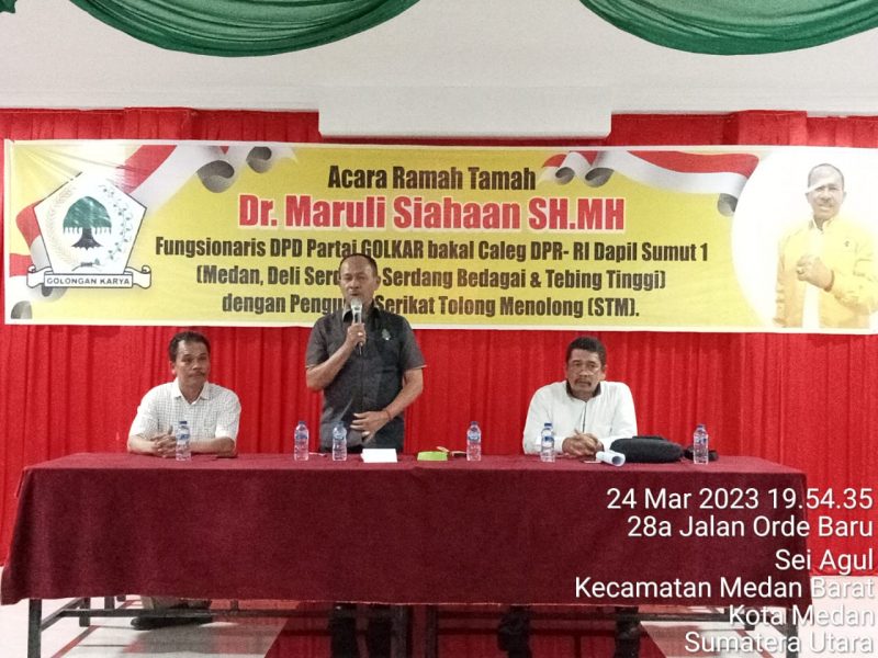 Siap Bertarung di Pemilu 2024, Kombes (Purn) Maruli Siahaan Intensif Lakukan Konsolidasi